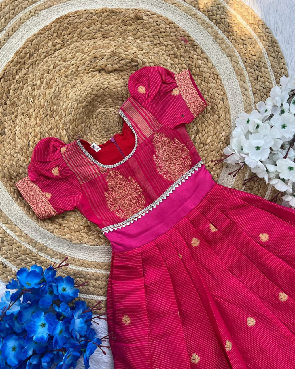 Georgette Satin Border with Banarasi Zari