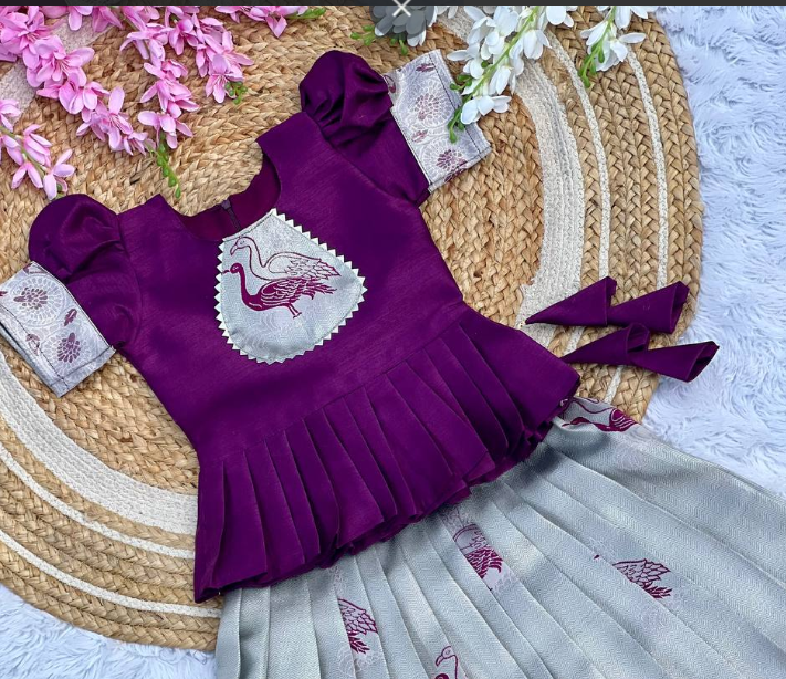 Fiesta Weaving Work Art Silk Lahenga Choli
