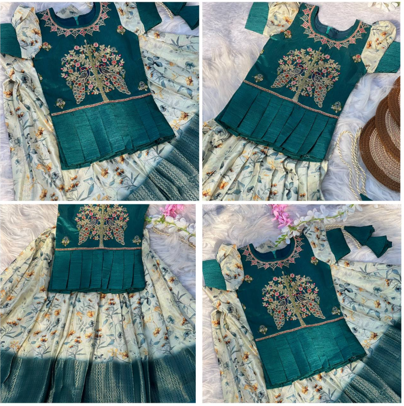 Desirable Pure Cotton Silk Lehengha Choli