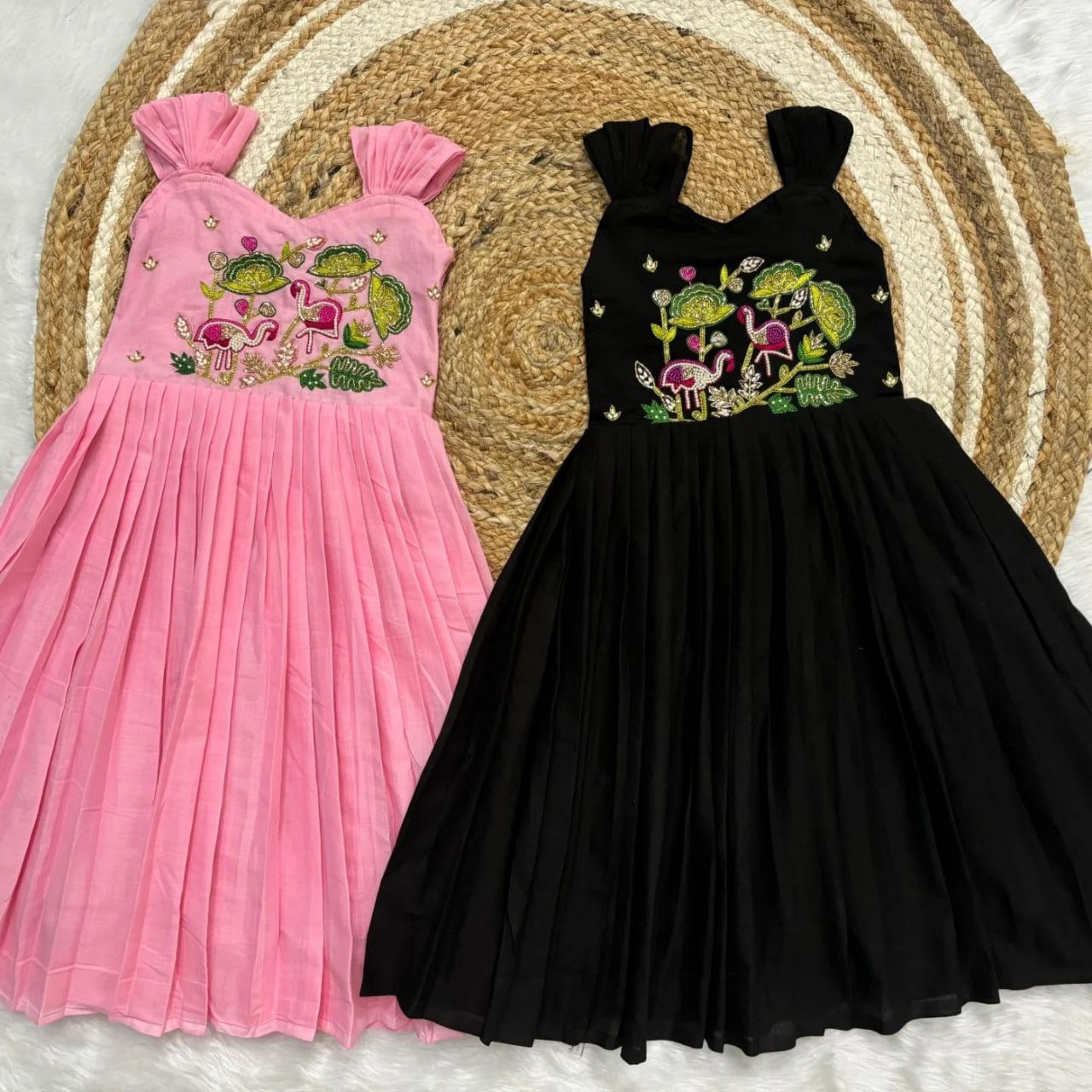 Pure Roman Cotton Silk Kids Gown